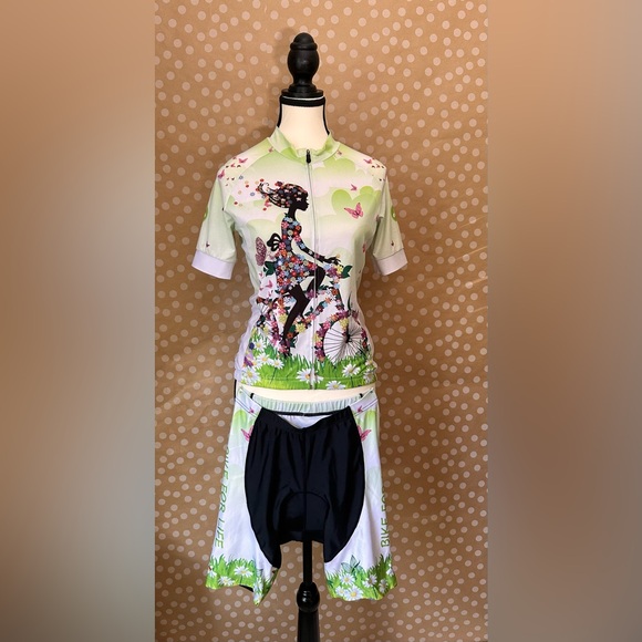 Weimostar Other - Like New ! jersey sets women summer short sleeve biking. Size S